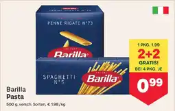 MPreis Barilla Pasta Angebot