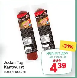 MPreis Jeden tag kantwurst Angebot