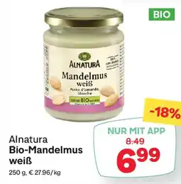 MPreis Alnatura Bio-Mandelmus weiß Angebot