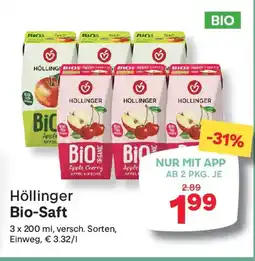 MPreis Höllinger bio-saft Angebot