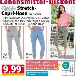 Norma Ellenor stretch- capri-hose für damen Angebot
