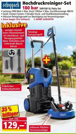 Norma Scheppach hochdruckreiniger set 180 bar Angebot