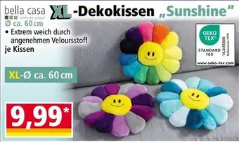 Bella casa xl-dekokissen sunshine