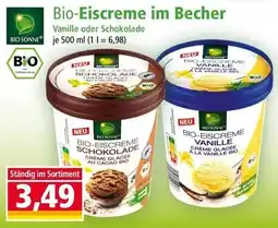 Norma Bio-eiscreme im becher vanille oder schokolade Angebot