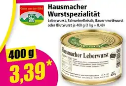 Norma Hausmacher Wurstspezialität Angebot