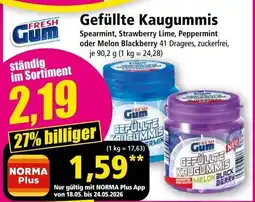 Norma Gefüllte kaugummis Angebot