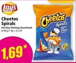 Norma Lay's cheetos spirals Angebot
