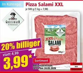 Norma Pizza Salami XXL Angebot