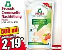 Norma Frosch cremeseife nachfüllung Angebot