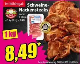 Norma Schweine- nackensteaks Angebot