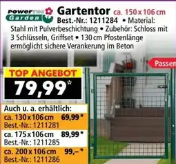Norma Gartentor Angebot