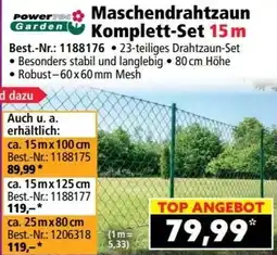 Norma Maschendrahtzaun Komplett-Set 15m Angebot