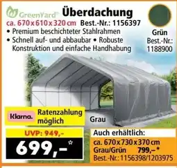 Norma GreenYard Überdachung Angebot
