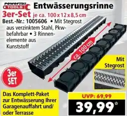 Norma Entwässerungsrinne Angebot