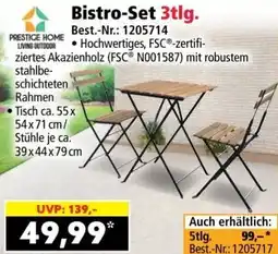 Norma Bistro-Set 3tlg. Angebot