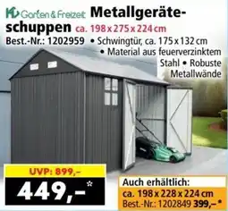 Norma Garten & freizeit metallgeräte- schuppen Angebot