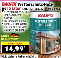 Norma Baufix wetterschutz-holz- gel Angebot
