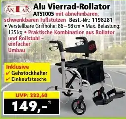 Norma Alu vierrad-rollator at51005 Angebot