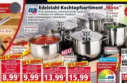 Norma Edelstahl-kochtopfsortiment mirox Angebot