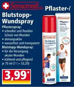 Norma Sensomed pflaster-/ blutstopp- wundspray Angebot