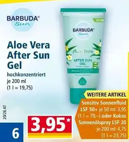 Norma Aloe vera after sun gel Angebot