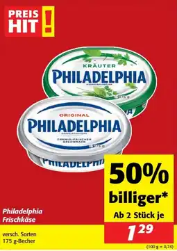 Nah&Frisch Philadelphia Frischkäse Angebot