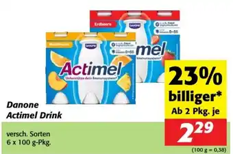Nah&Frisch Danone Actimel Drink Angebot