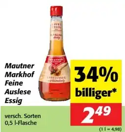 Nah&Frisch Mautner markhof feine auslese essig Angebot