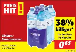 Nah&Frisch Vöslauer mineralwasser Angebot