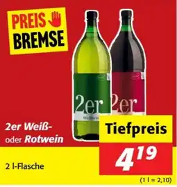 Nah&Frisch 2er weiß- oder rotwein Angebot