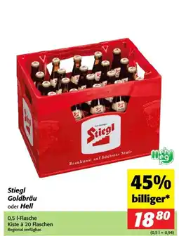 Nah&Frisch Stiegl Goldbräu oder Hell Angebot