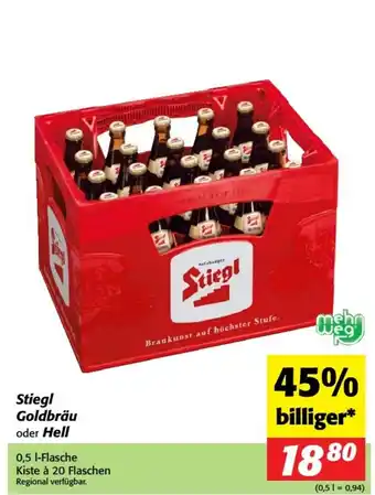 Stiegl Goldbräu oder Hell
