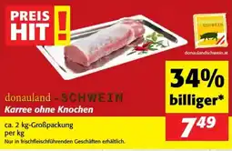 Nah&Frisch Donauland schwein karree ohne knochen Angebot