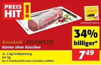 Nah&Frisch Donauland schwein karree ohne knochen Angebot