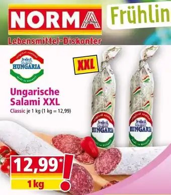 Norma Ungarische Salami XXL Angebot