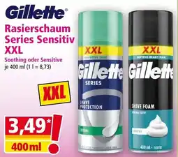 Norma Gillette rasierschaum series sensitiv xxl Angebot