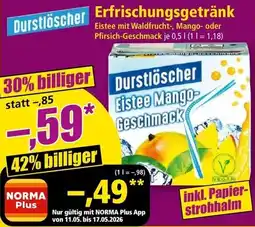 Norma Durstlöscher erfrischungsgetränk Angebot