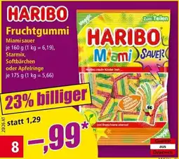 Norma Haribo fruchtgummi miami sauer Angebot