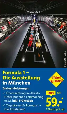 Lidl Reisen Formula 1 - Die Ausstellung in München Angebot