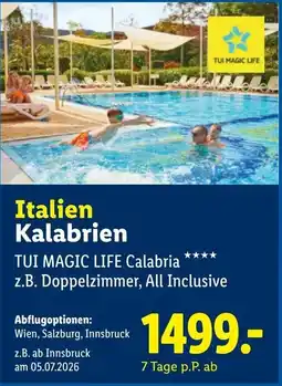 Lidl Reisen Italien Kalabrien Angebot