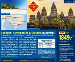 Lidl Reisen Thailand, Kambodscha & Vietnam Rundreise Angebot