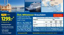 Lidl Reisen Östl. Mittelmeer Kreuzfahrt Angebot