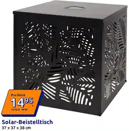 Action Solar-Beistelltisch Angebot