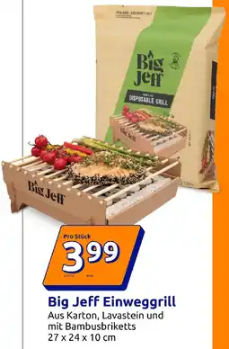 Action Big Jeff Einweggrill Angebot