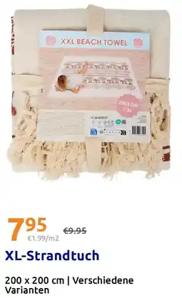 Action XL-Strandtuch Angebot