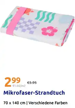 Action Mikrofaser-Strandtuch Angebot