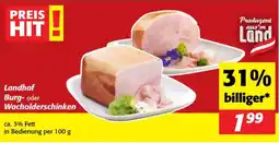 Nah&Frisch Landhof burg- oder wacholderschinken Angebot