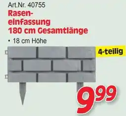 Zgonc Raseneinfassung 180 cm Gesamtlänge Angebot