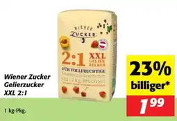 Nah&Frisch Wiener Zucker Gelierzucker XXL 2:1 Angebot