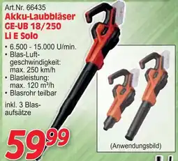 Zgonc Akku-Laubbläser GE-UB 18/250 Angebot
